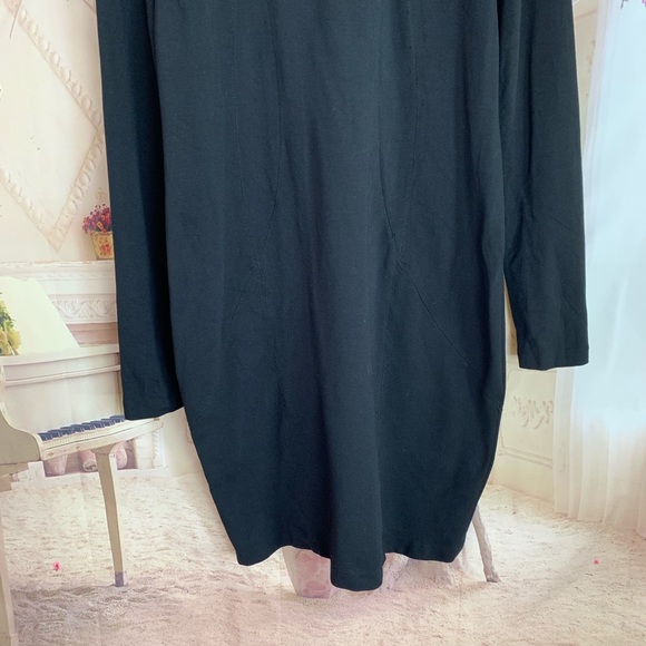 SOLD Adam Lippes Black Sheath Zipper Back - Picture 3 of 8